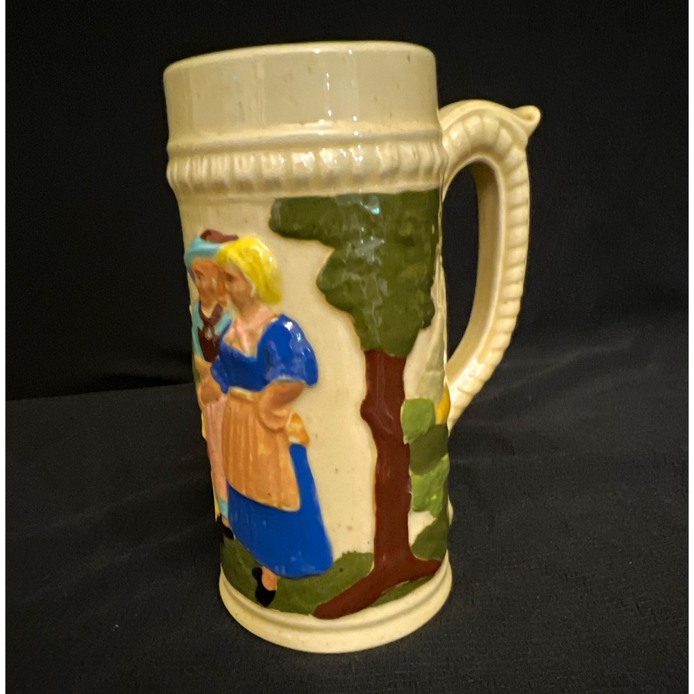 Vintage Judy Baker 1976 Ceramic Figural Beer Stein